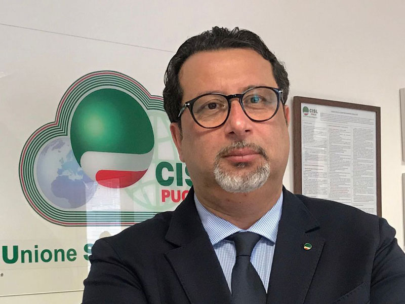 Salario minimo, Castellucci Cisl Puglia: mozione Consiglio regionale tenga conto di tutte le parti sociali