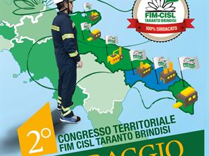 Giovedì e venerdì la Fim Cisl di Taranto Brindisi a Congresso