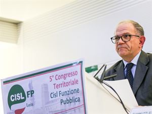 V CONGRESSO CISL FUNZIONE PUBBLICA DI PUGLIA: GIUSEPPE MELISSANO È IL NUOVO SEGRETARIO GENERALE