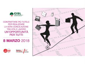 8 Marzo e conciliazione vita-lavoro: Cisl Lecce, sostegno alla campagna nazionale