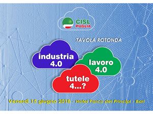 Quattropuntozeroperdavvero: il 15 giugno a Bari tavola rotonda della Cisl Puglia