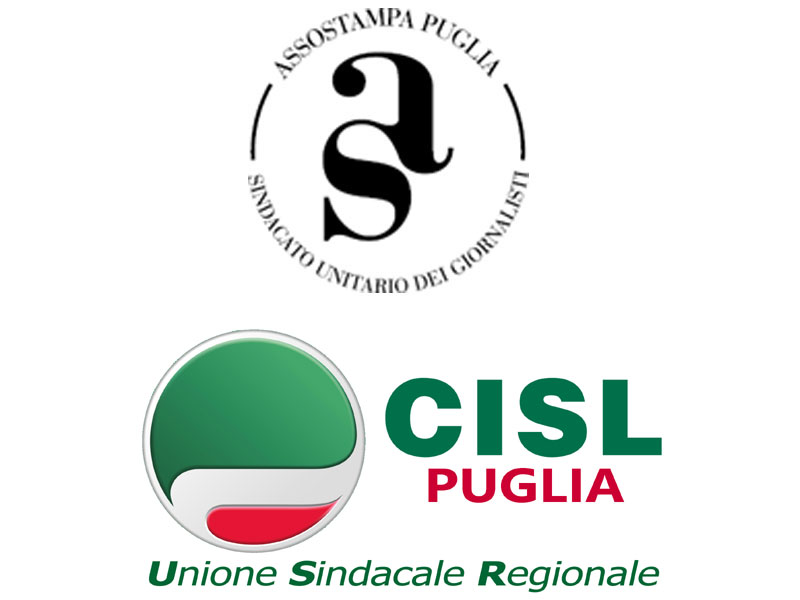 Assostampa Puglia e Cisl, intesa per i servizi fiscali e previdenziali agli iscritti